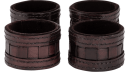 Halvor Bakke – Serviettringer skinn 4-pk