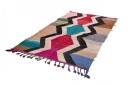 Marokkansk Boucherouite teppe 145 x 265 cm Størrelse: 145 x 265 cm