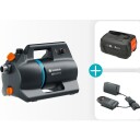 Gardena 14610 20 3000 Silent Hagepumpe   18V inkl. 4 Ah batteri og lader