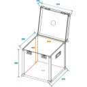 Roadinger Flightcase Mirror Ball 50cm