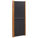 vidaXL Romdeler 5 paneler svart 350x180 cm