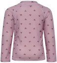 Hummel Badetop HmlMini Bee UV40+ AOP Mauve Shadow Hummel 6 år 116 Badetøy Lilla