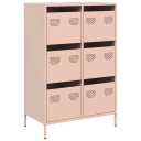  Highboard rosa 68x39x101,5 cm stål 8721102929786