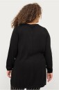 Zizzi   Genser mShape L/S Pullover   Svart
