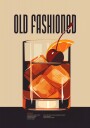 Classic Old Fashioned Cocktail Plakat / 50x70