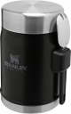 Stanley The Legendary Food Jar + Spork OneSize, Matte Black