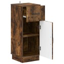 vidaXL Baderom Oppbevaringsskap HOORN Røkt Eik 30 x 31 x 77 cm