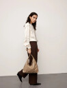Adax Milano Shoulder Bag Viviana Beige ONE SIZE