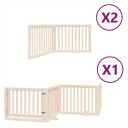  Hundeport Sammenleggbar 8 Paneler 640 cm Poppeltre 3155666