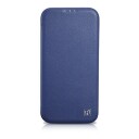 Icarer Ce Premium Leather Folio Case Iphone 14 Plus Leather Flip Case Magnetic Magsafe Blue (Wmi14220715-Bu)