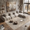 Wilton teppe   Taknis lys beige Størrelse: 160 x 230 cm