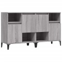 vidaXL Skjenker 2 stk grå sonoma 60x35x70 cm konstruert tre