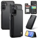 Samsung Galaxy A15 Caseme C22 etui RFID-kortlommebok Svart