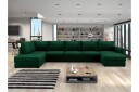 Taberk Sovesofa med Divan och Schäslong 5 sits   Grønn