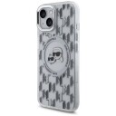 Karl Lagerfeld iPhone 15 6,1" Gjennomsiktig IML Monogram med MagSafe Mobildeksel
