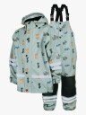 Lindberg Vattholma Rain Set Green/Grey