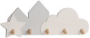 Cloudberry Castle Clouds &  Stars Krokbrett Gray
