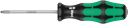 Wera 355 Kraftform Plus PZ Skrutrekker med Ergonomisk Grip, 26 mm, Grønn