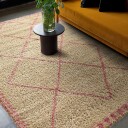 Ryetepper   Tiznit beige/rosa Størrelse: 160 x 230 cm