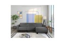 Reclinersofa med hjørne Loft24 Hjørnesofa Loft24 Carpari med manuell recliner Grå Høyrevendt Belfast stoff  