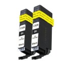 inkClub KCB456-2 Blekkpatron svart foto (CLI-526 BK) 3.100 sider, 2-pk