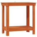  Arbeidsbenk Med Hylle Voksbrun 80x50x80cm Massiv Furu