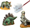 SES Creative Støp & Mal Dinosaurer