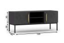 Anjal Tv-benk 40 cm - Svart