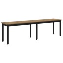 vidaXL benk Kunstnerisk Eik 160 x 35 x 45 cm Konstruert tre