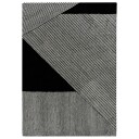 NJRD Stripes ullteppe svart 200x300 cm