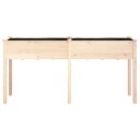 vidaXL Plantekasse med foring 161x45x76 cm heltre gran