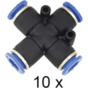 Kryss til innstikk 12 mm. Pakke med 10 stk.