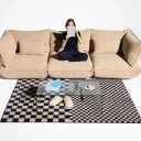 Fatboy recycled king dekorativ pute cord beige
