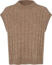Lollys Laundry Finnll Knit Vest Sl   Brown   S