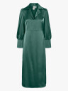 Y.A.S Pella Long Sleeve Long Shirt Dress Grønn XS