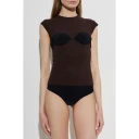 MM6 Maison Margiela Dame Topper Brun XS,
