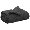 vidaXL Full år dyne Antrasitt 240 x 260 cm Mikrofiber