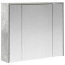  Baderomsspeilskap Betonggrå 73,5 x 16 x 62,5 cm Konstruert tre