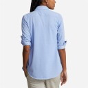Ralph Lauren Slim Fit Knit Oxford Shirt - Harbor Island Blue