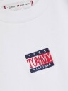 Tommy Hilfiger Timeless Tommy Rib Crop Top S/S Knit Tops White (164 /14 år)