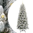  Kunstig juletre Hvit 93 x 93 x 240 cm PVC plast stål og PE