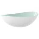 vidaXL Servant herdet glass 54,5x35x15,5 cm hvit