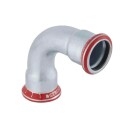 Geberit Mapress Galvanisert Bend med 2 Muffer Pressfitting 18mm / 45°
