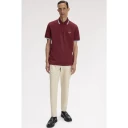 Fred Perry Herre Topper Rød 4XS,