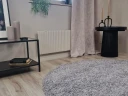 Lounge Ryeteppe Rund 200 cm - Sølv