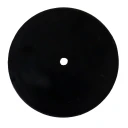 Rød rund refleks med senter hull Ø 72mm