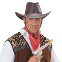 Skinnimitert Brun Cowboyhatt