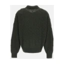 Polo Ralph Lauren Cable Wool Cashmere Polo Collar Sweater   Khaki green   XS