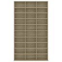  CD-hylle sonoma eik 102x16x177,5 cm konstruert tre