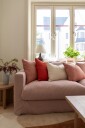 Decotique Le Grand Air 3 Seter Sofa Lin Tender Blush